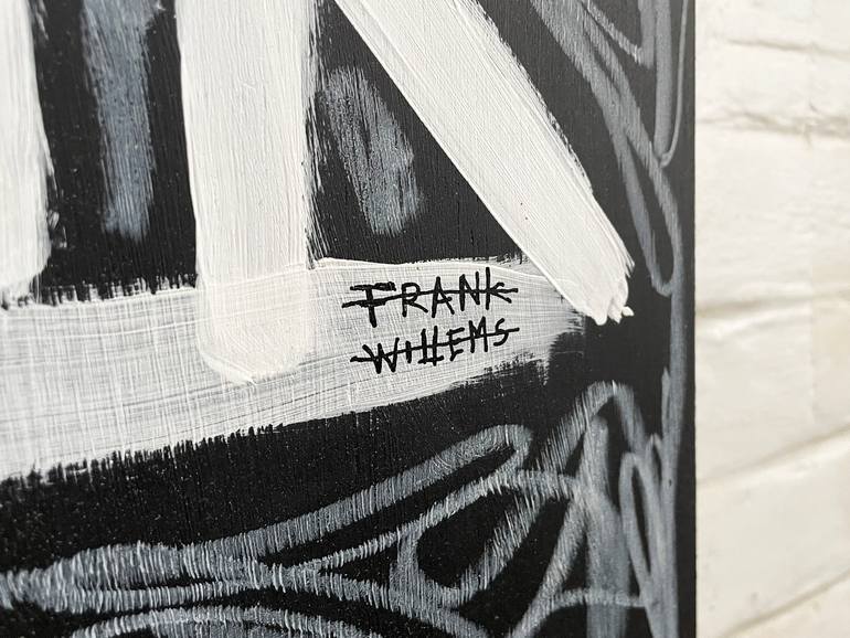 Original Expressionism Outer Space Painting by Frank Willems