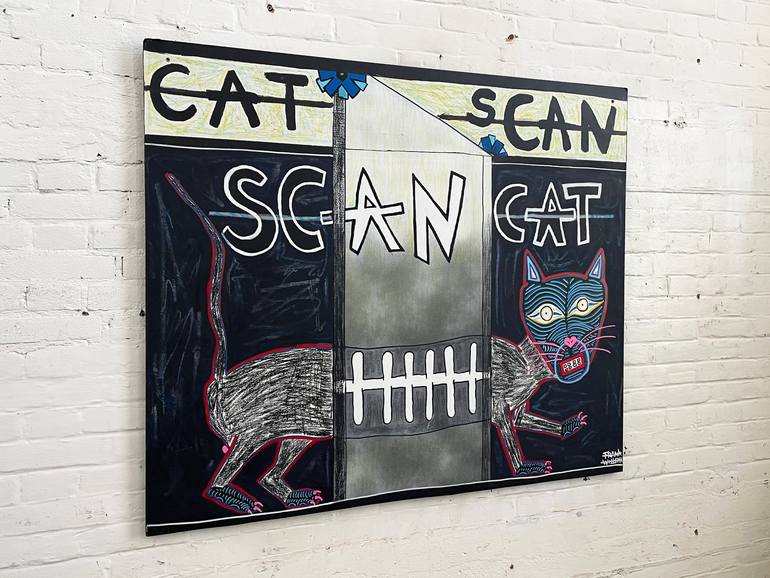 Original Expressionism Animal Painting by Frank Willems