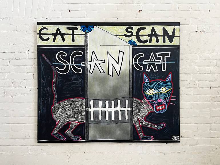 Original Expressionism Animal Painting by Frank Willems