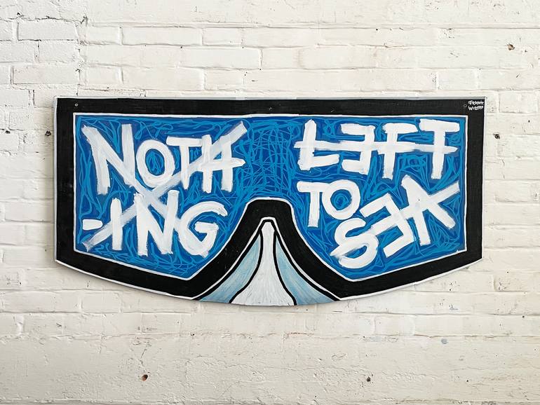 Original Expressionism Seascape Painting by Frank Willems