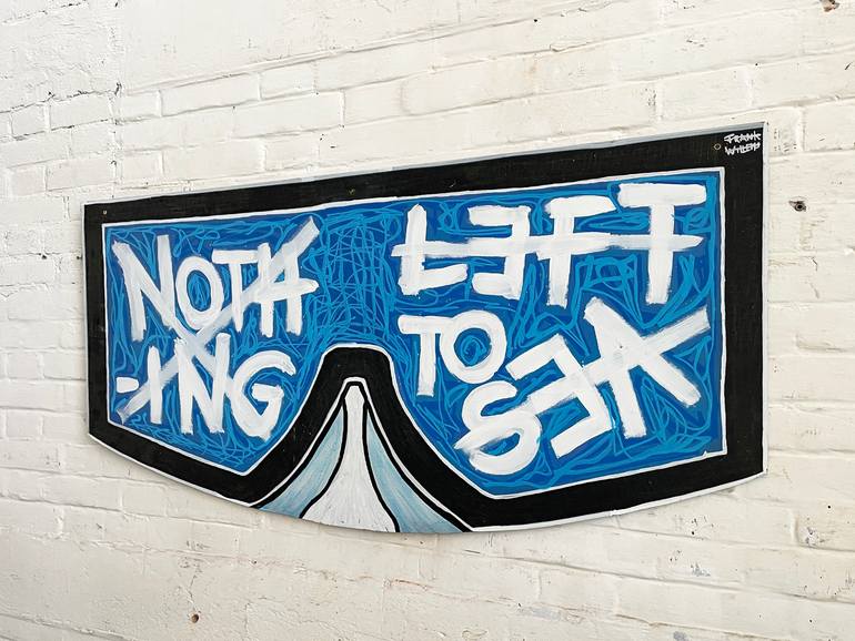 Original Expressionism Seascape Painting by Frank Willems