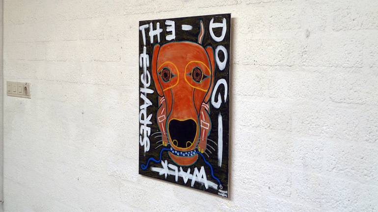 Original Expressionism Animal Painting by Frank Willems