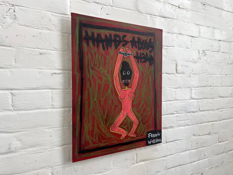 Original Street Art Erotic Painting by Frank Willems