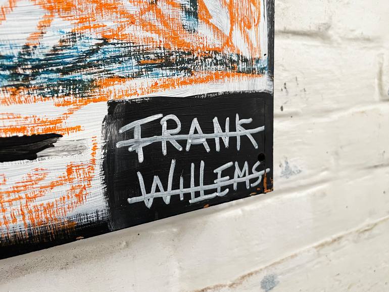Original Expressionism Love Painting by Frank Willems