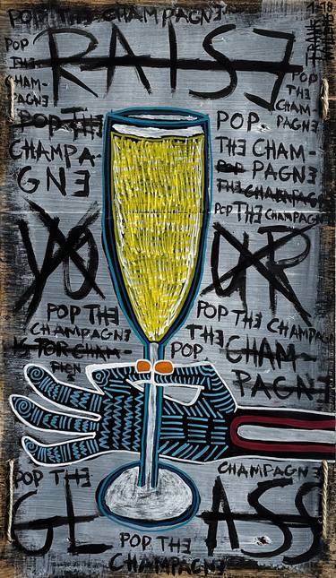 Original Street Art Food & Drink Paintings by Frank Willems