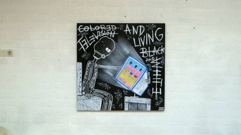 Original Street Art Pop Culture/Celebrity Painting by Frank Willems