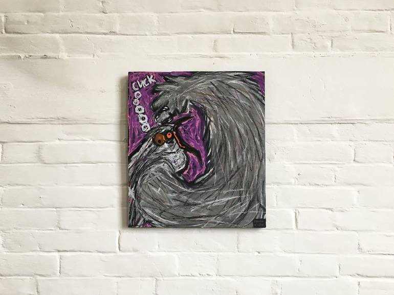 Original Expressionism Animal Painting by Frank Willems