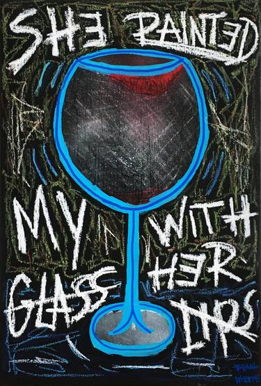 SHE PAINTED MY GLASS WITH HER LIPS thumb