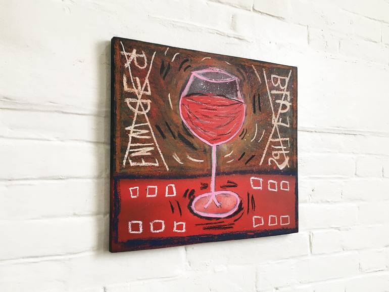 Original Pop Art Food & Drink Painting by Frank Willems