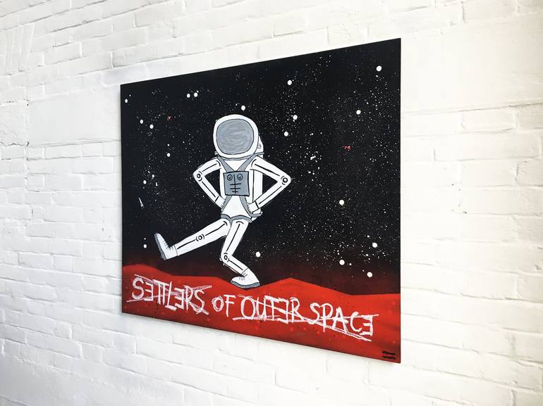 Original Technology Painting by Frank Willems