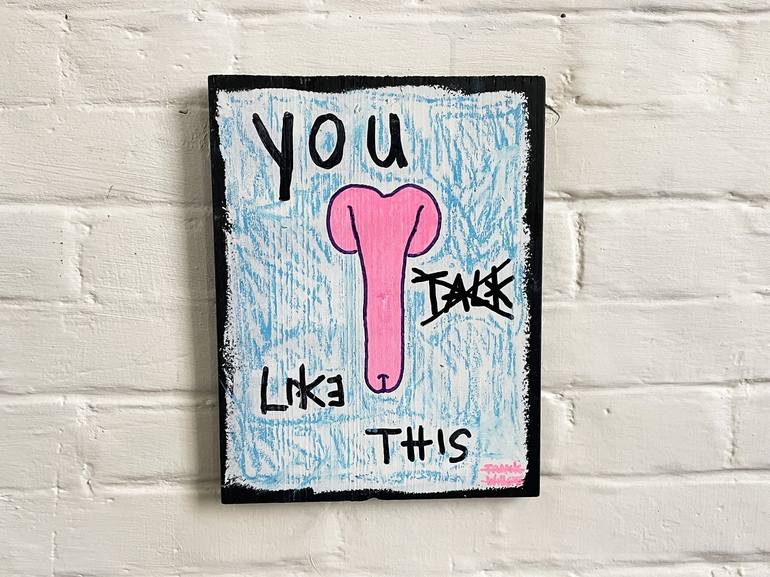 Original Expressionism Humor Painting by Frank Willems