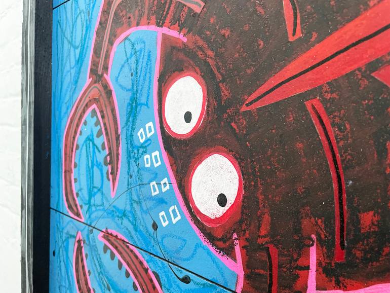 Original Expressionism Animal Painting by Frank Willems