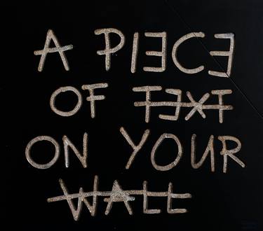 A PIECE OF TEXT ON YOUR WALL thumb