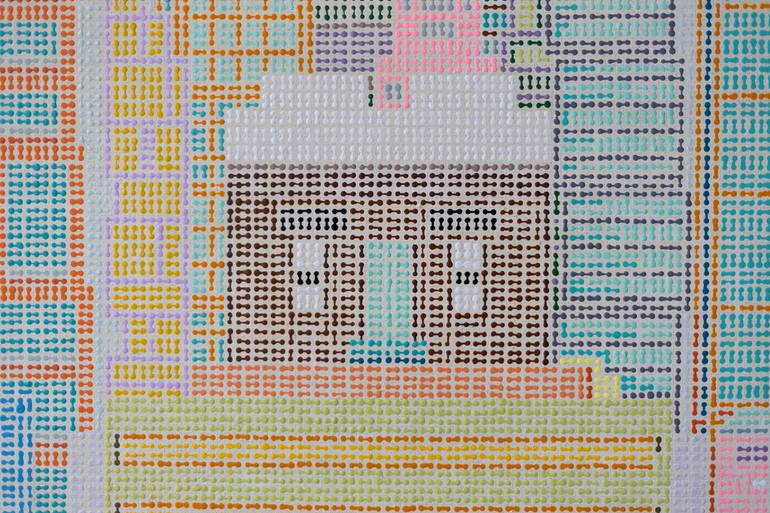 Original Generative People Painting by Harrison Tobon