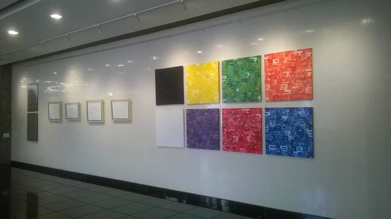 Original Conceptual Cities Painting by Harrison Tobon