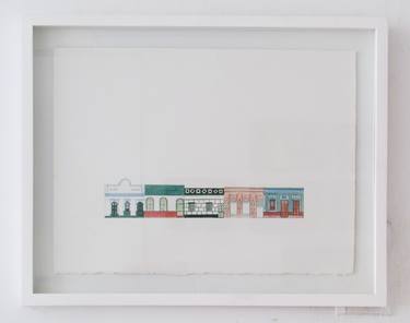 Original Documentary Architecture Drawings by Harrison Tobon