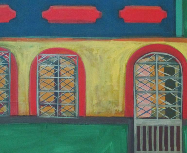 Original Architecture Painting by Harrison Tobon