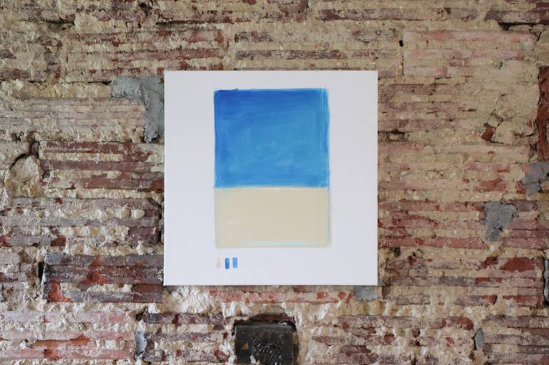 Original Conceptual Beach Painting by Harrison Tobon