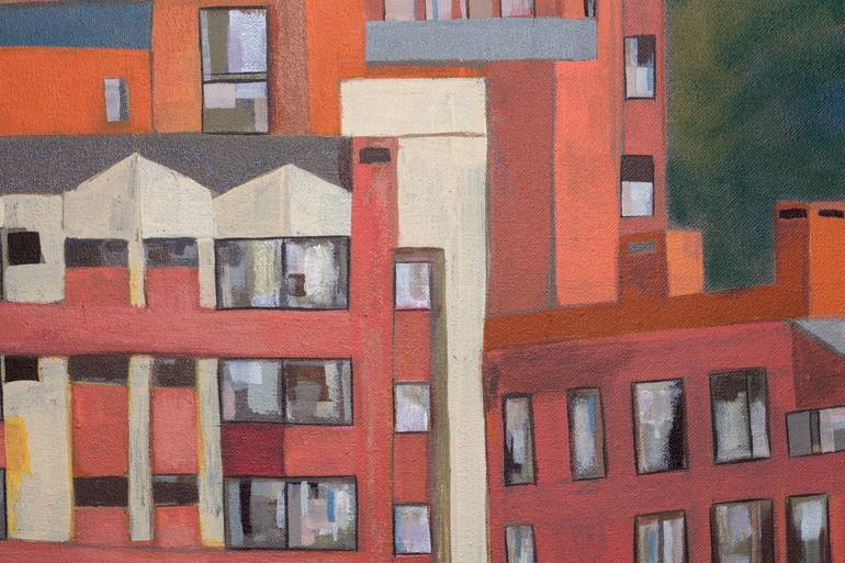Original Architecture Painting by Harrison Tobon