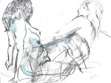 Original Nude Drawings by Martha Holden