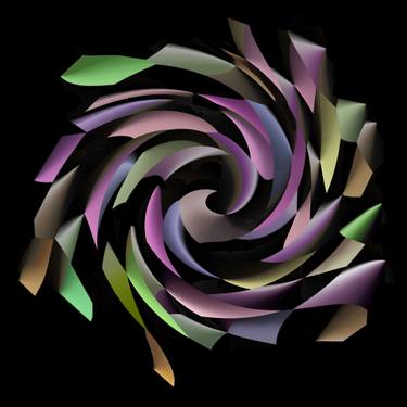 Original Abstract Patterns Mixed Media by Stephanie Marcus