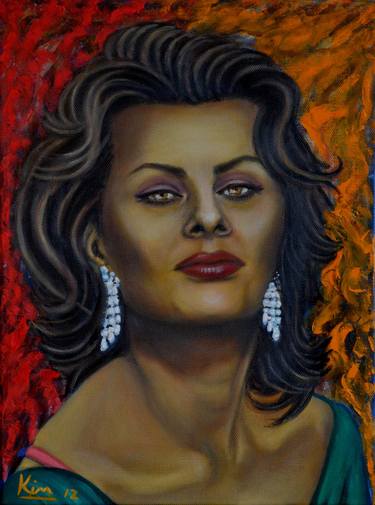 Original Impressionism Portrait Paintings by Kim Roebuck