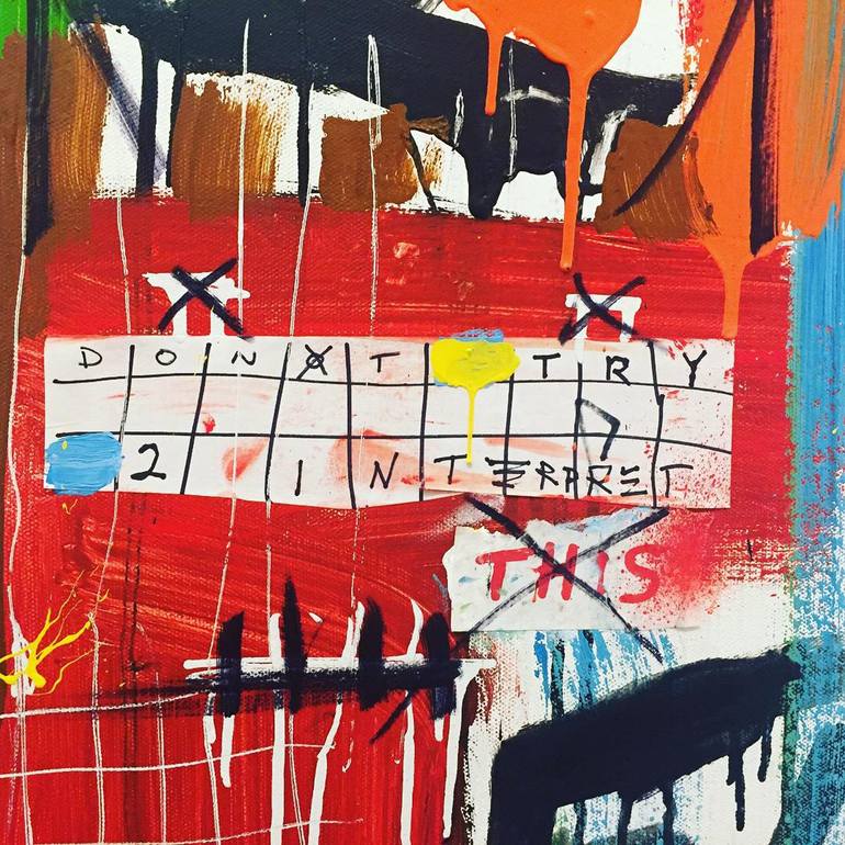 Original Abstract Expressionism Pop Culture/Celebrity Painting by Anthony Frattin