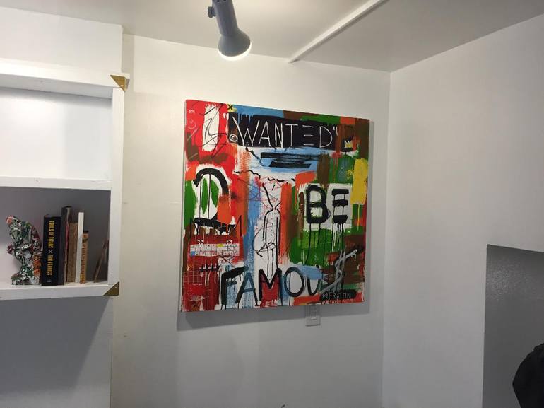 Original Abstract Expressionism Pop Culture/Celebrity Painting by Anthony Frattin