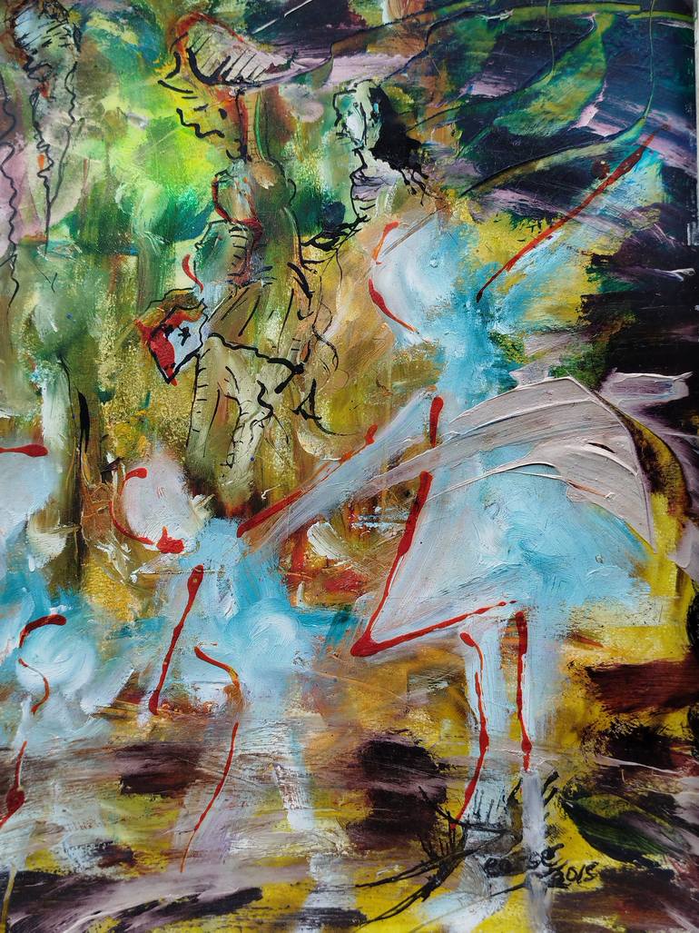 Original Abstract Landscape Painting by Pearse  Gilmore