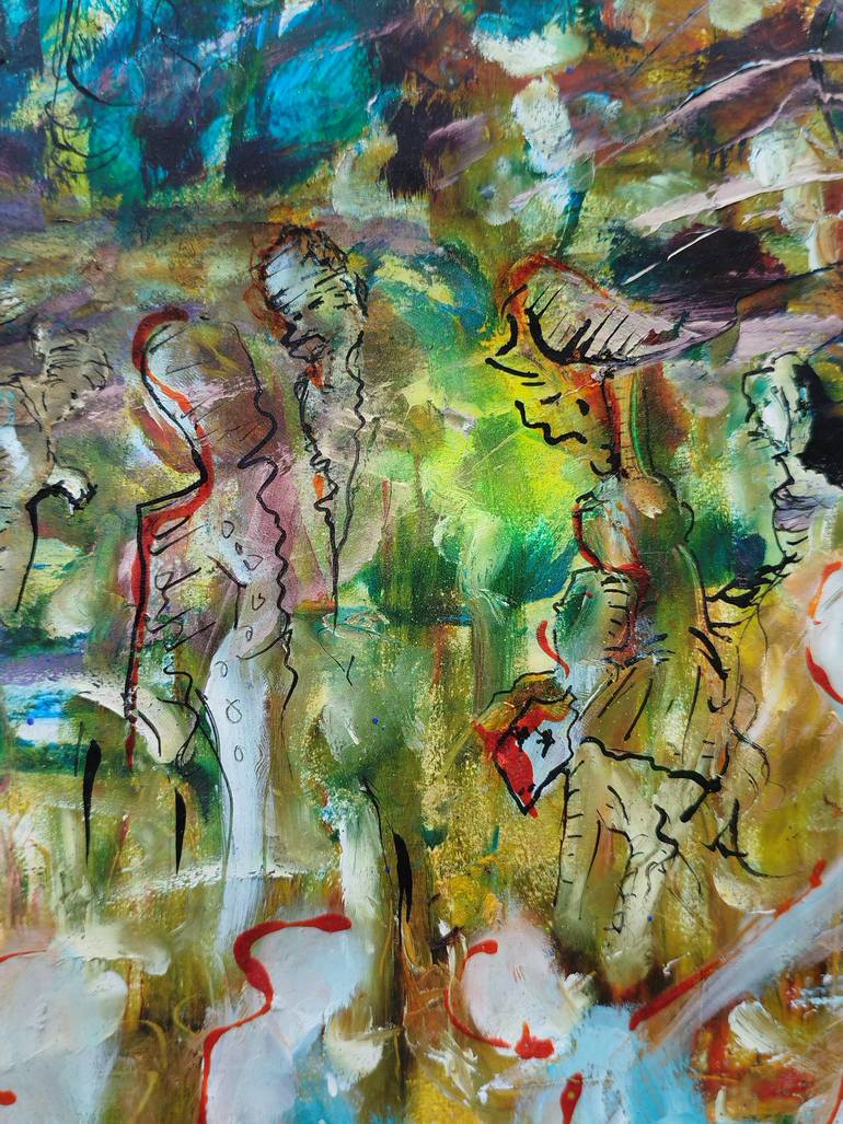 Original Abstract Landscape Painting by Pearse  Gilmore