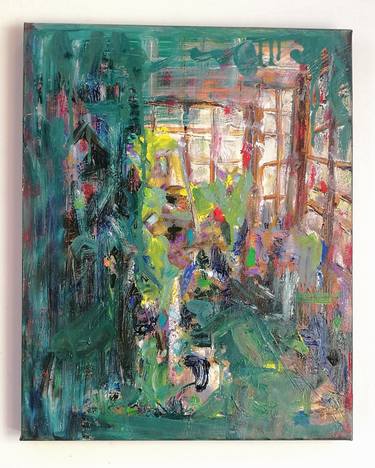 Original Abstract Expressionism Interiors Paintings by Pearse Gilmore
