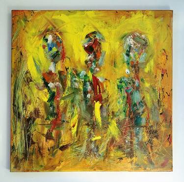 Print of Abstract People Paintings by Pearse Gilmore