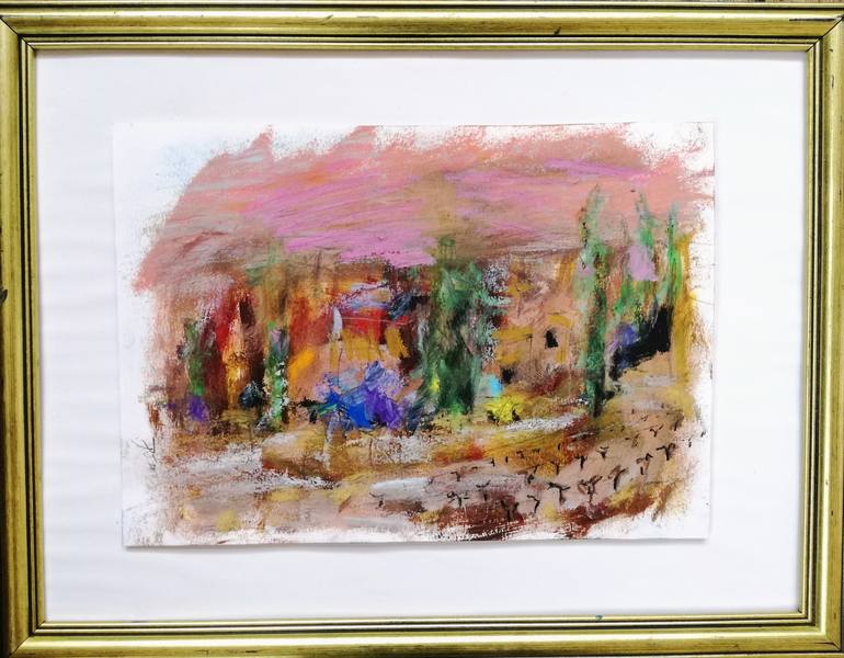 Original Abstract Expressionism Landscape Painting by Pearse  Gilmore