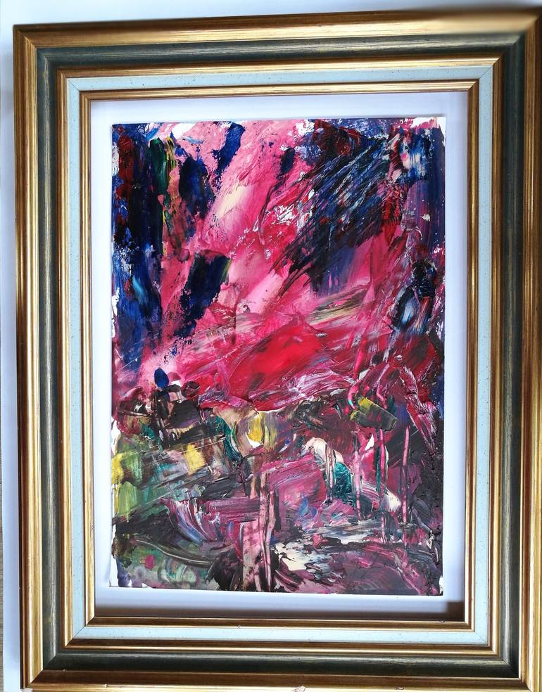 Original Abstract Expressionism Landscape Painting by Pearse  Gilmore