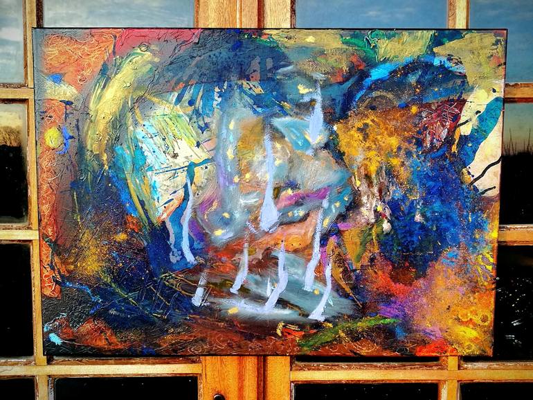 Original Abstract Expressionism Abstract Painting by Pearse  Gilmore