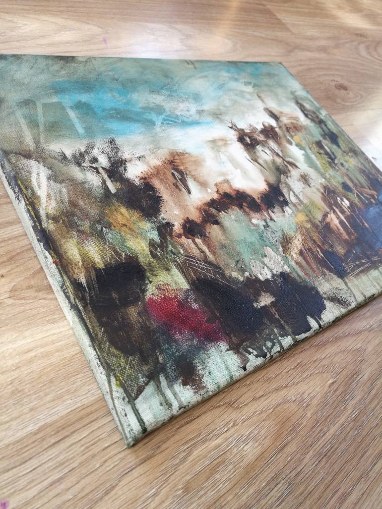 Original Abstract Expressionism Landscape Painting by Pearse  Gilmore