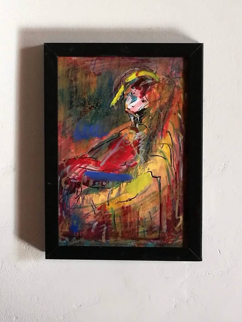 Original Abstract Expressionism People Painting by Pearse  Gilmore