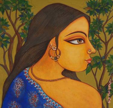 Print of Figurative Portrait Paintings by Suparna Dey