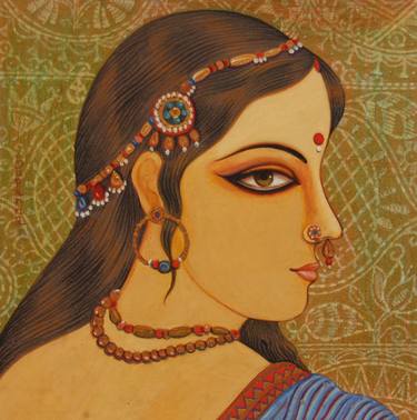 Print of Art Deco Women Paintings by Suparna Dey