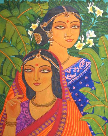Print of Expressionism Garden Paintings by Suparna Dey