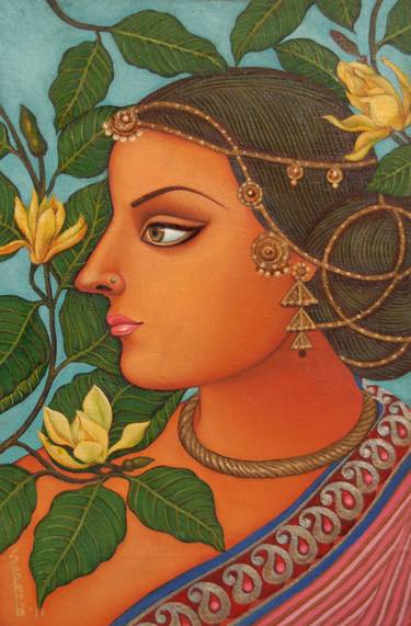 Original Garden Paintings by Suparna Dey