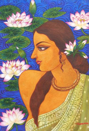 Print of Figurative Nature Paintings by Suparna Dey