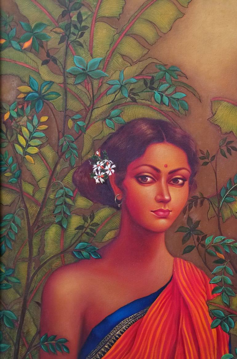 Original Garden Painting by Suparna Dey