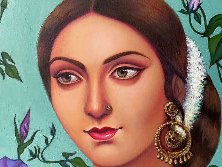 Original Figurative Women Painting by Suparna Dey