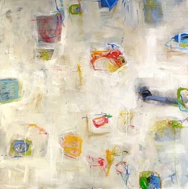 Original Abstract Expressionism Abstract Paintings by Susan Wolfe Huppman