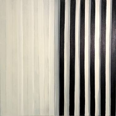 Original Black & White Abstract Paintings by Susan Wolfe Huppman