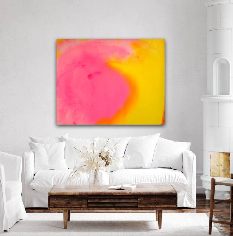 Original Color Field Painting Abstract Painting by Susan Wolfe Huppman