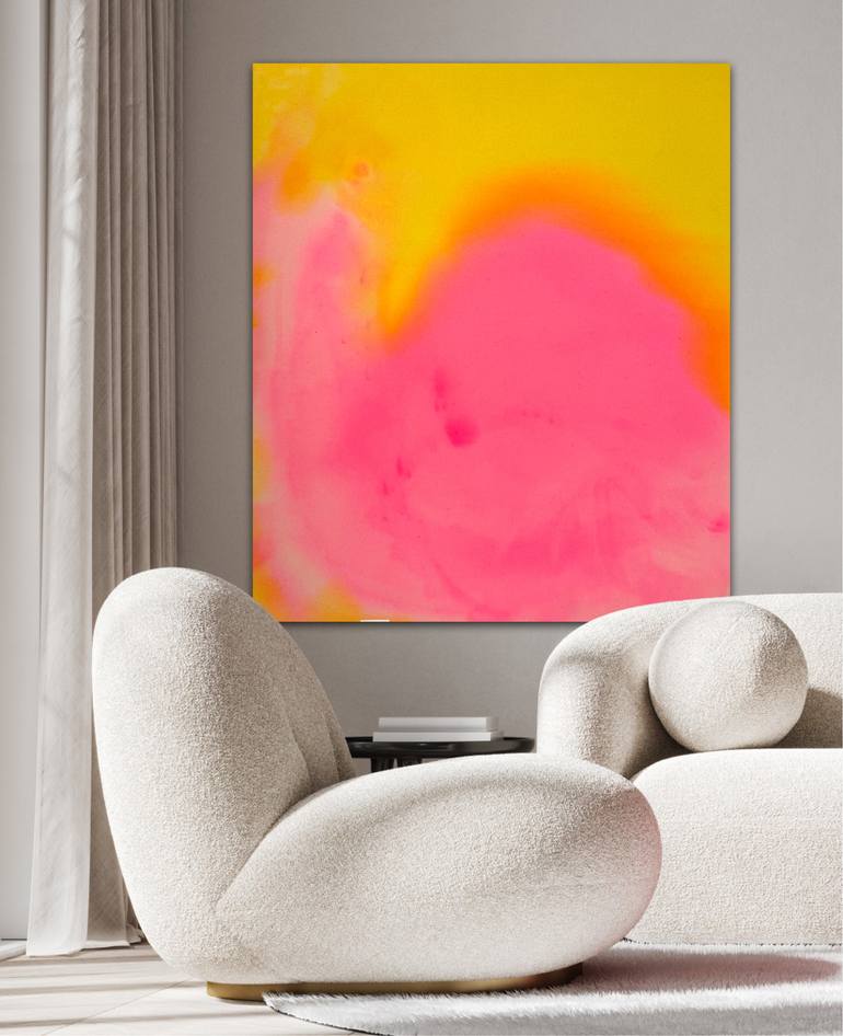Original Color Field Painting Abstract Painting by Susan Wolfe Huppman