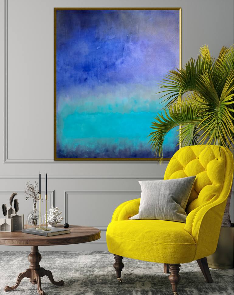 Original Color Field Painting Abstract Painting by Susan Wolfe Huppman