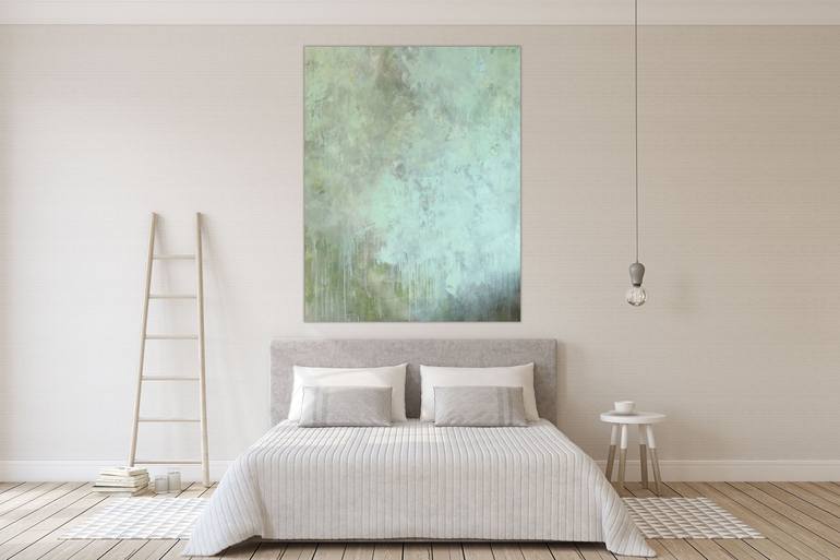 Original Minimalism Abstract Painting by Susan Wolfe Huppman